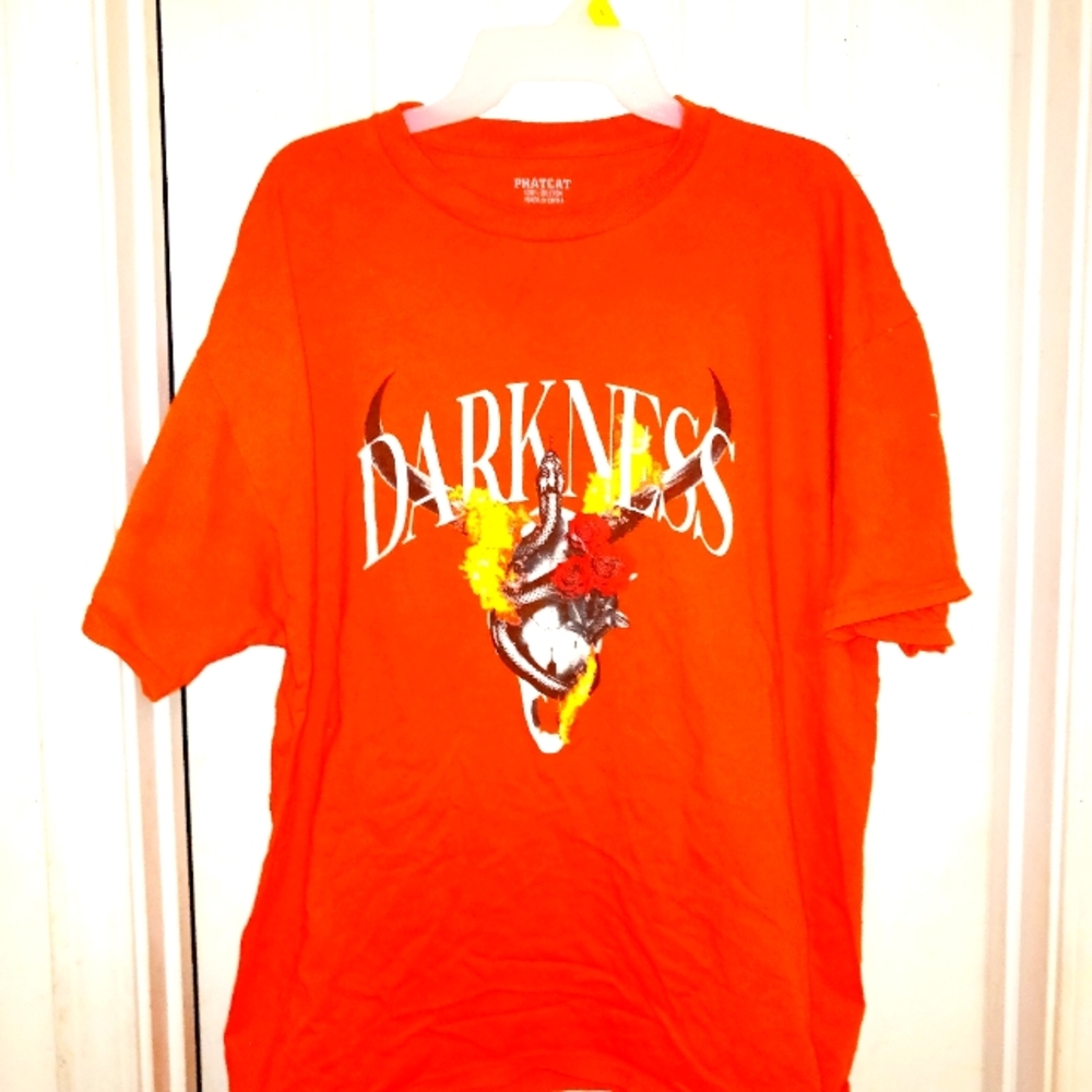Orange Darkness Graphic Tee - Picture 4 of 6